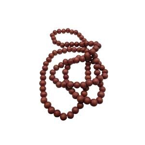 70" Strand of Wooden Beads